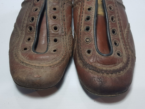 Imagen 8 de 8 de Antiguos Botines Fútbol 1930 Niño Plumita Mag 56801