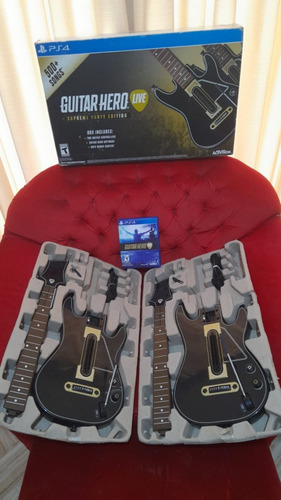 Guitarras Ps4 Guitar Hero Live Combo Pack Play Station 4 