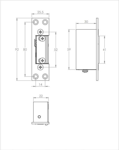 Abre Puerta Eléctrico Jaque