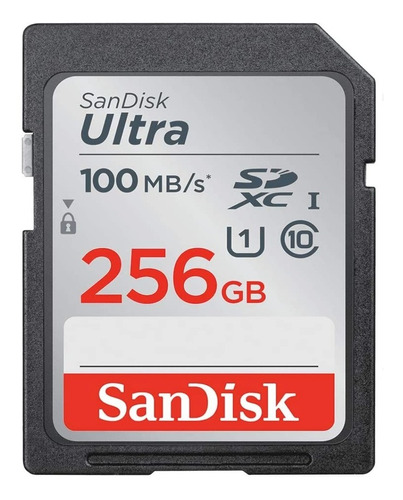 Memoria Sandisk Ultra 256gb Sdxc Sdsdunr-256g-gn6in