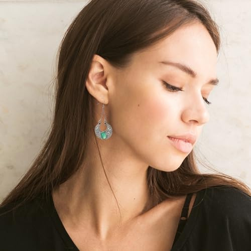 Pendientes Colgantes Hechos A Mano, Estilo Bohemio, Tribal,