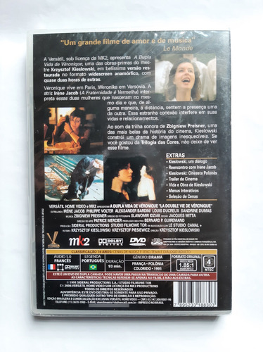 Dvd A Dupla Vida De Véronique ( Lacrado )