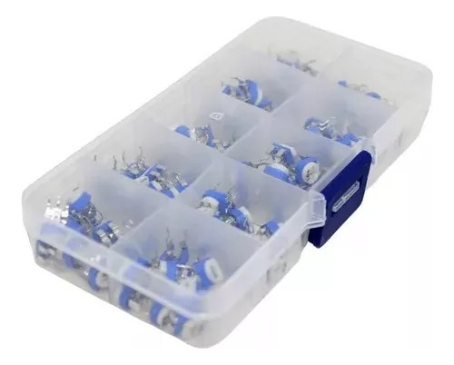 Kit 100 X Trimpots Rm065 10 Valores 500r - 1m