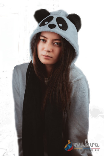 Gorra / Capota Térmica Panda Kigurumi Adulto