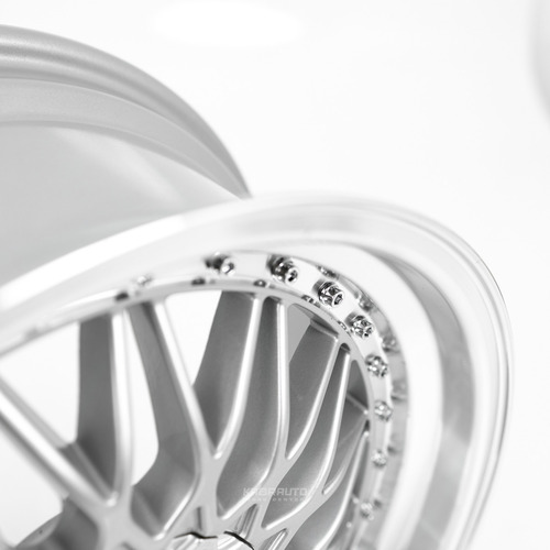 Rodas 18 Bbs Rs 5x112 Golf Gti Mk7 Audi A3 A4 Passat Jetta Cor Prateado