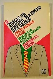 Libro Tomas De Aquino , Maestro Del Orden