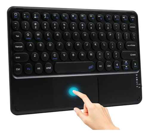 Teclado Portátil Touchpad Para Galaxy Tab / iPad / iPhone