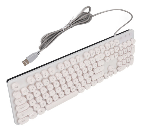 Teclado Mecânico Rbg Retroiluminado Usb 104 Teclas Para Jogo