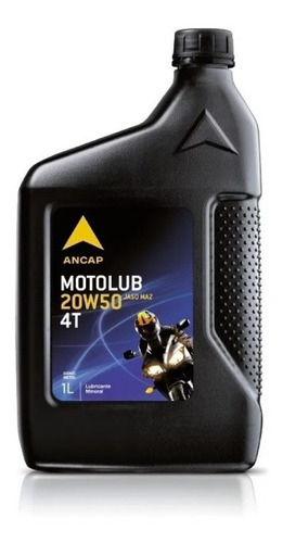 Aceite Motolub 4t 20w50 Lubricante Moto  Ancap 1 Lt 