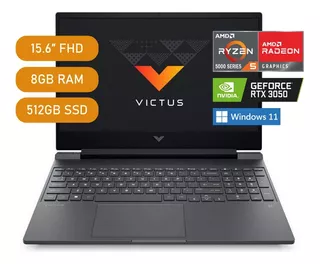 Laptop Hp Victus Ryzen 5 15.6 512gb 8gb Ram Video Rtx3050