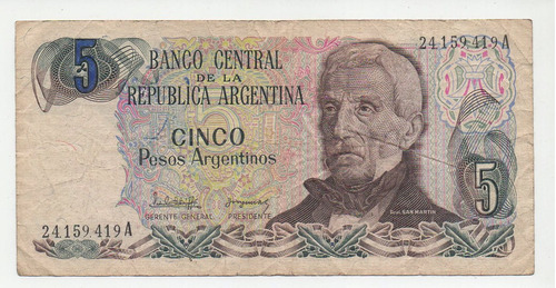 Lote X 2 Billetes 5 Y 10 Pesos Argentinos Bottero 2607 2615