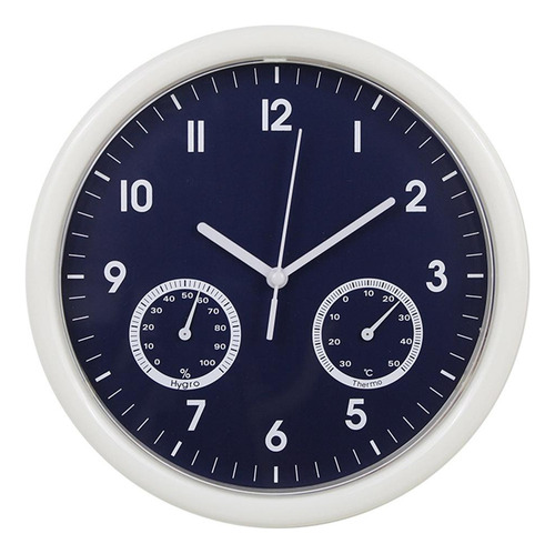 Moderno Reloj De Pared De 10 Pulgadas Temperatura Y Humedad