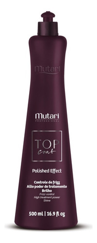 Polished Effect 500ml Top Coat Mutari Brilho Intenso Macios