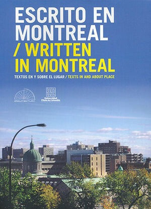 Libro Escrito En Montreal/ Written In Montreal