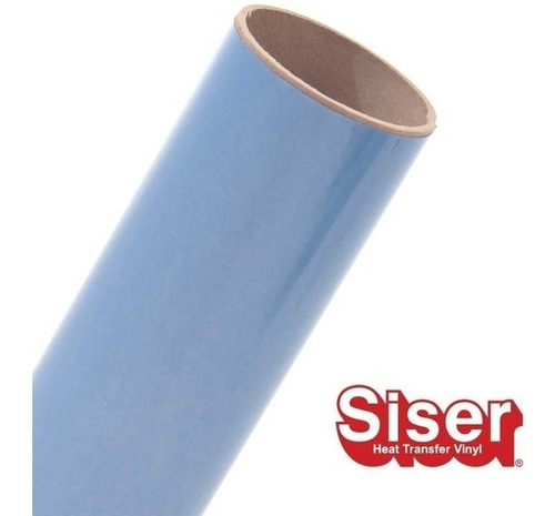 Vinilo Textil Premium 30x100 Siser Ropa Plotter Azul Pastel
