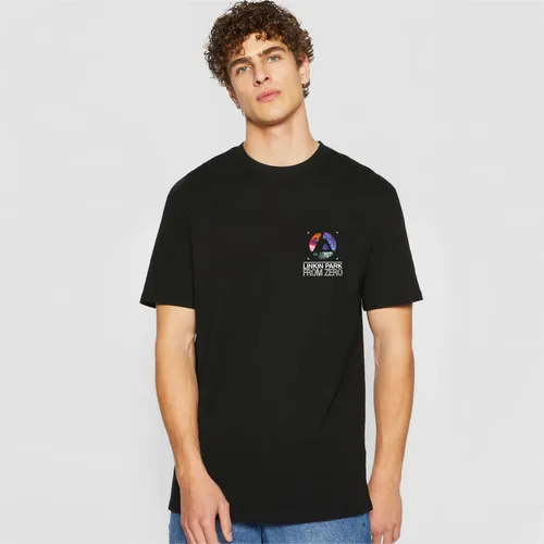Camiseta Básica Linkin Park Unissex Tour From Zero Brasil Camiseta Básica Linkin Park Unissex Tour From Zero Brasil