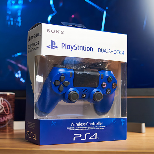 Joystick Inalámbrico Playstation Dualshock 4 Ps4 Azul Wave Blue