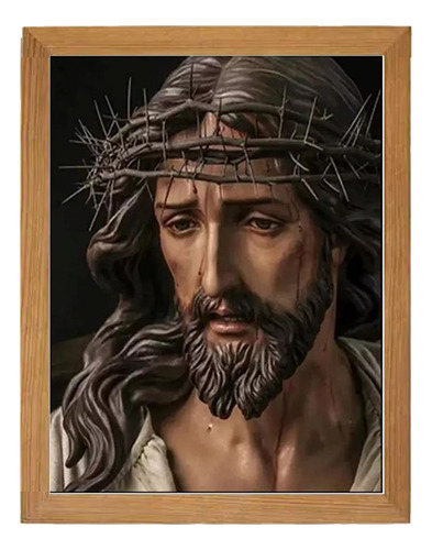 Pintura De Diamante De Jesucristo Hecha A Mano En 5 Dimensio