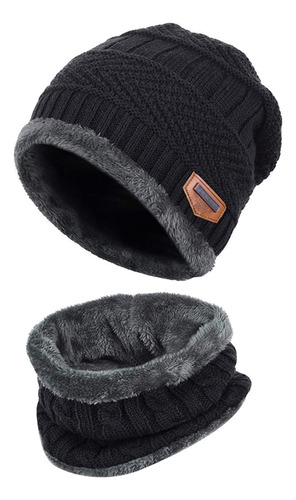 Supstar Kids Winter Warm Hat Bufanda Circular 2 Piezas Gorro