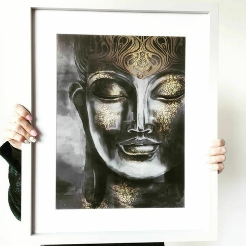 Cuadro 40x50 Buda C/paspartú