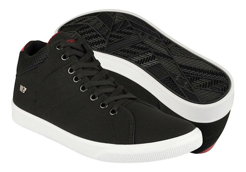 Tenis Whats Up 151066 25-29 Textil Negro 