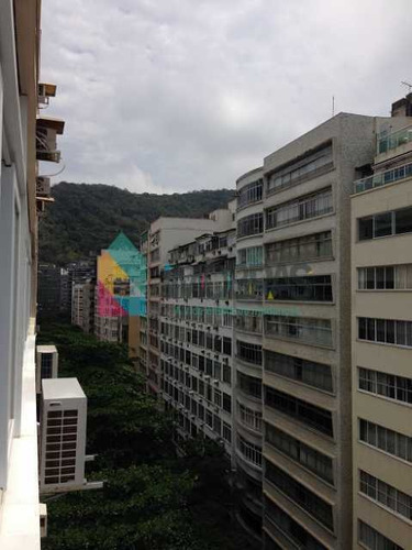Imagem 3 de 15 de Apartamento Em Copacabana Com Vista Mar, Quadra Da Praia De 3 Quartos!! - Cpap31211