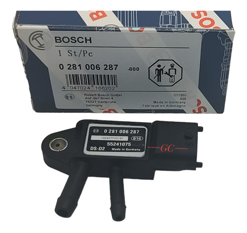 0281006287 Sensor Pressão Map Bosch Fiat Ducato Iveco Daily