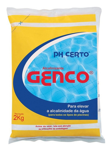 Sulfato De Alumínio Decantador 2kg Para Piscina - Genco