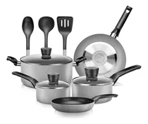 Comprar Juego De Ollas Sartenes Y Utenilios Antiadherente Serenelife