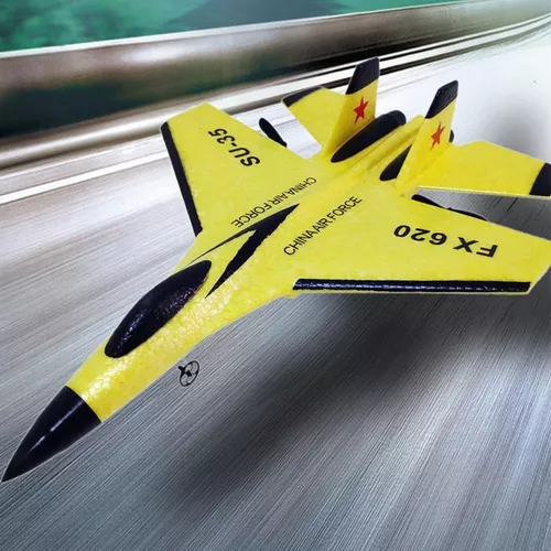 Compra online de FX-620 SU-35 rc avião de controle remoto 2.4g controle  remoto lutador hobby avião planador epp espuma brinquedos rc avião crianças  presente