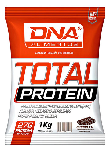 Total Protein Dna Refil 1kg Sabor Chocolate