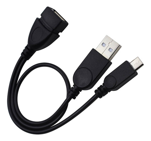 Cable 2 En 1 Otg Cable Carga Micro Usb Stick Amazon Splitter