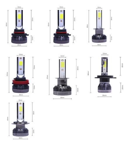 Kit De Conversión De Bombillas Led X0crystally-de 1400 W Fog
