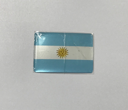 Adesivo Resinado Bandeira Argentina