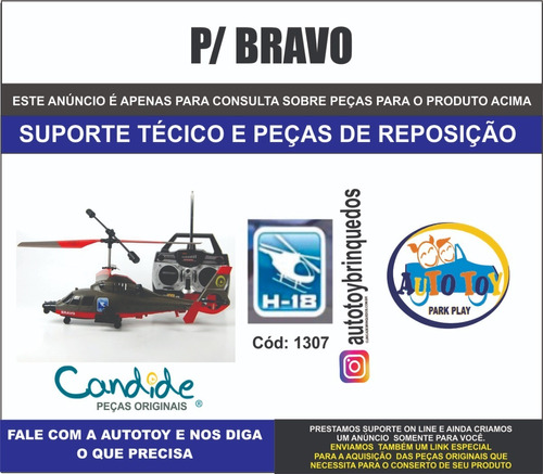 Bravo 1307 - H-18 - Candide - Peças De Reposição