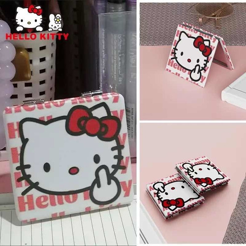 Espejo De Cartera Importado Hello Kitty Original Sanrio