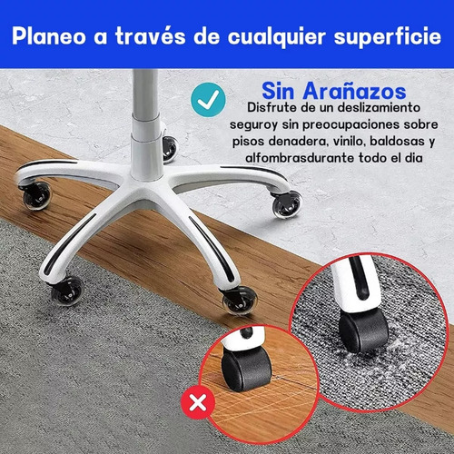 Juego De Ruedas Para Mesa Y Silla Con Freno 5 Pcs Universale