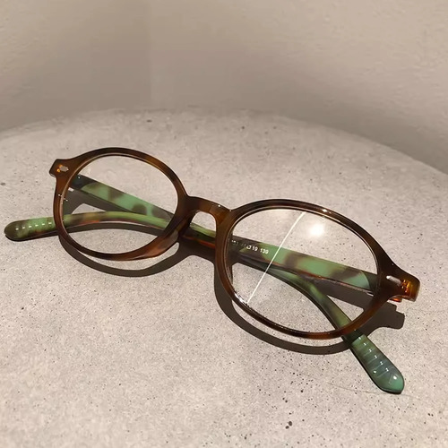 Glasses Oval Frame Anti-blue Glasses Glasses Girls Eye