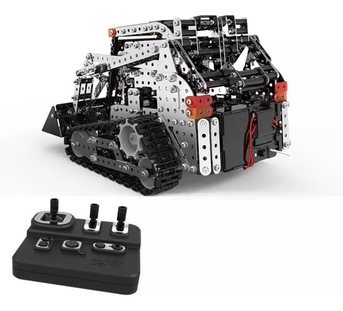 Imagen 4 de 8 de Excavadora De Juguete A Control Remoto Para Armar 1153 Pcs