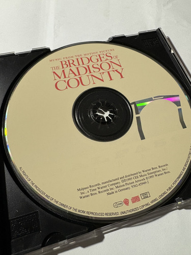 The Bridges Of Madison County. Banda Sonido. Cd. Europeo (Usado)