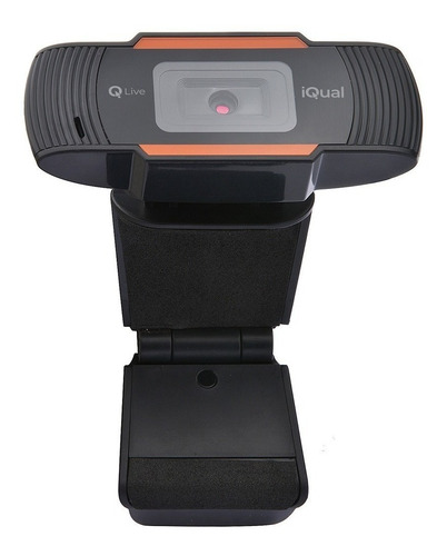 Camara Web Webcam Iqual Iqlive Full Hd 1080p Win Usb Oficial Color Negro