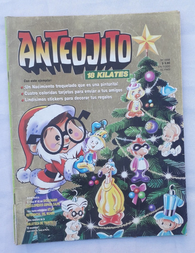 Revista Antigua ** Anteojito ** N° 1658 Tapa Navidad Infanti