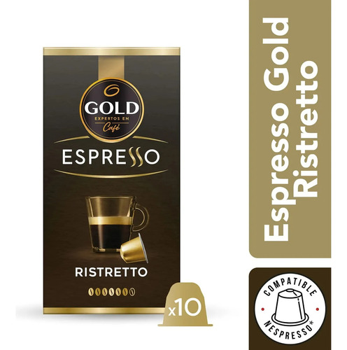 Pack 120 Capsulas Cafe En Grano Espresso Gold Ristretto