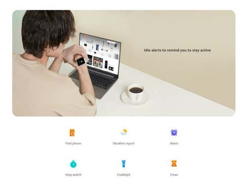 Imagem 11 de 12 de Xiaomi Mi Watch Lite 1.4" caixa black, pulseira black REDMIWT02