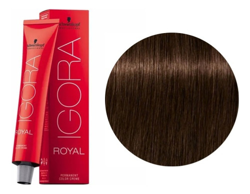  Igora Royal  N° 5.6 Castaño Claro Chocolate Tono Tendencia