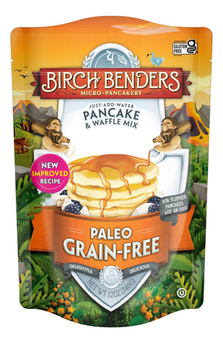 Birch Benders Paleo Grain Free Waffle Mix 340g