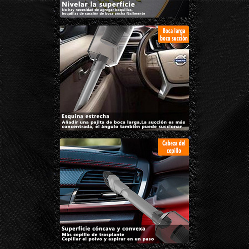 Aspiradora De Mano Portátil Inalambrica Para Auto Y Hogar