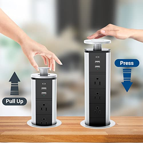 Enchufe Emergente De 20w Encimera De Cocina, Enchufe Em...