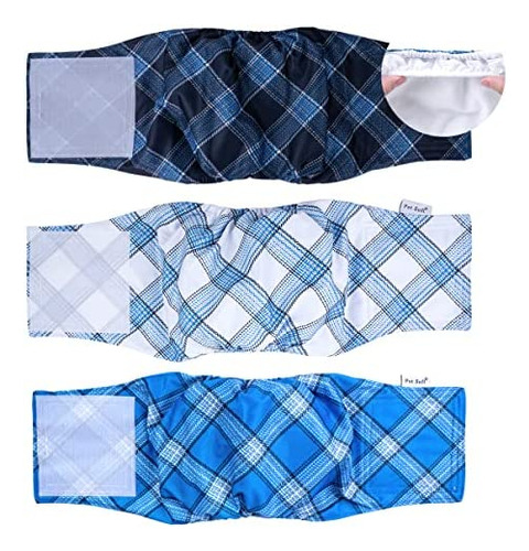 Pet Soft Dog Belly Bands ' Pañales Lavables Para Perros Mach