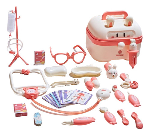 Caja De Juguetes Médicos Portátil Doctor Kit Play House Simu